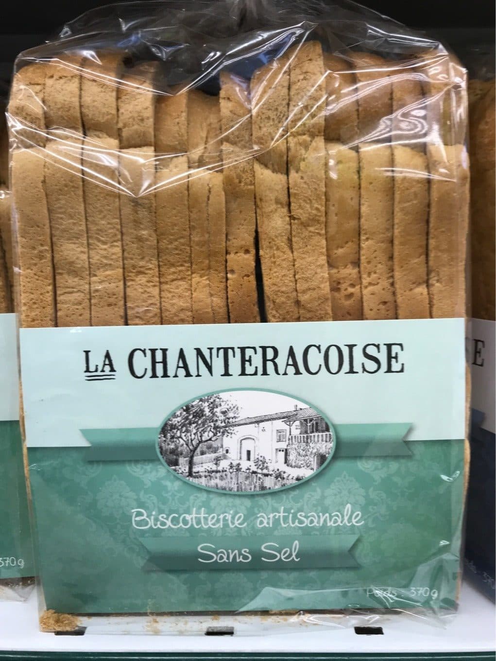 La Chanteracoise Biscotte sans sel packshot