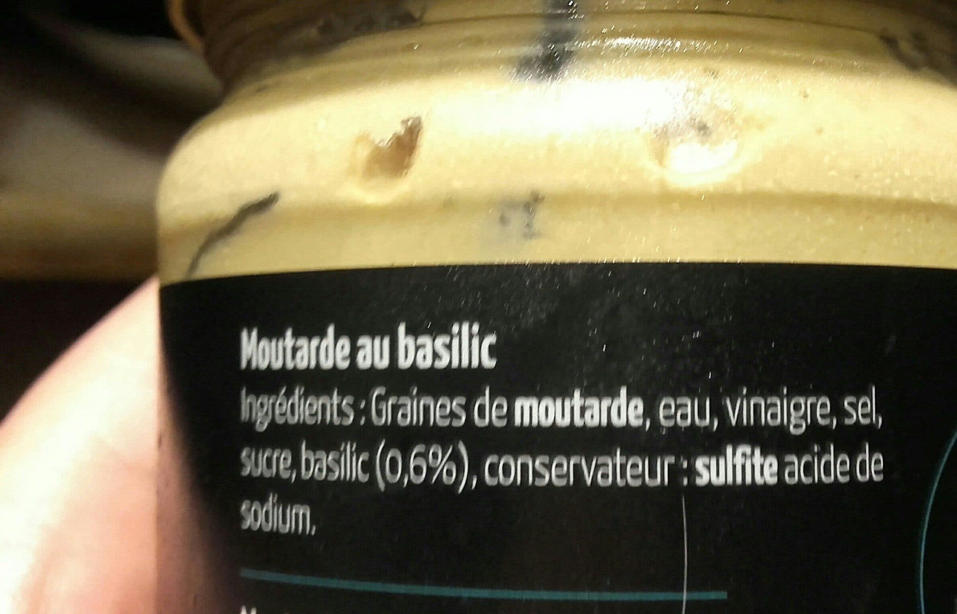Open Food Facts Moutarde au basilic packshot