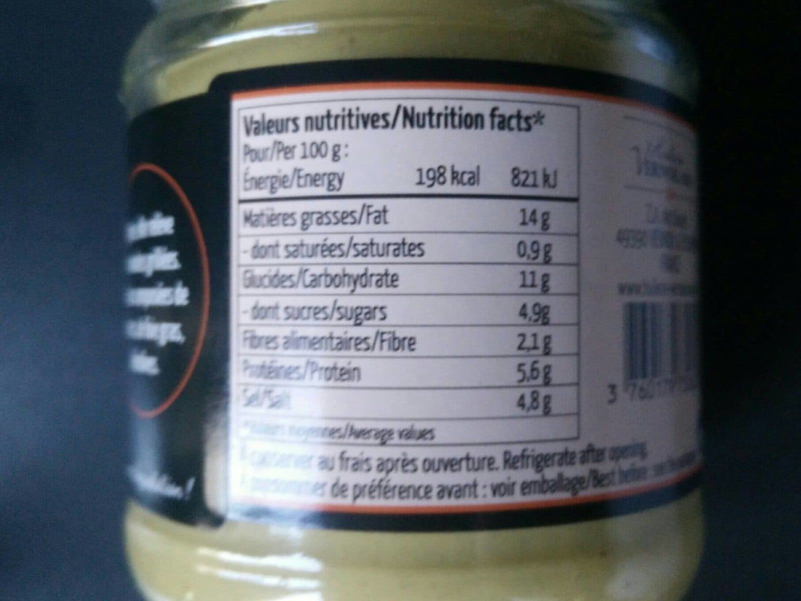 Moutarde aux noix Moutarde aux noix packshot