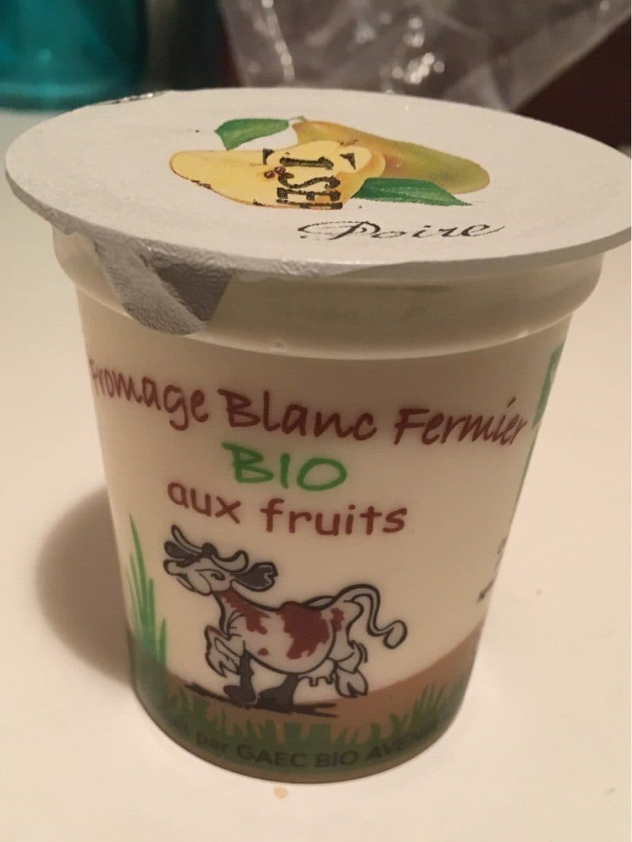 Open Food Facts Fromage blanc fermier bio aux fruits packshot