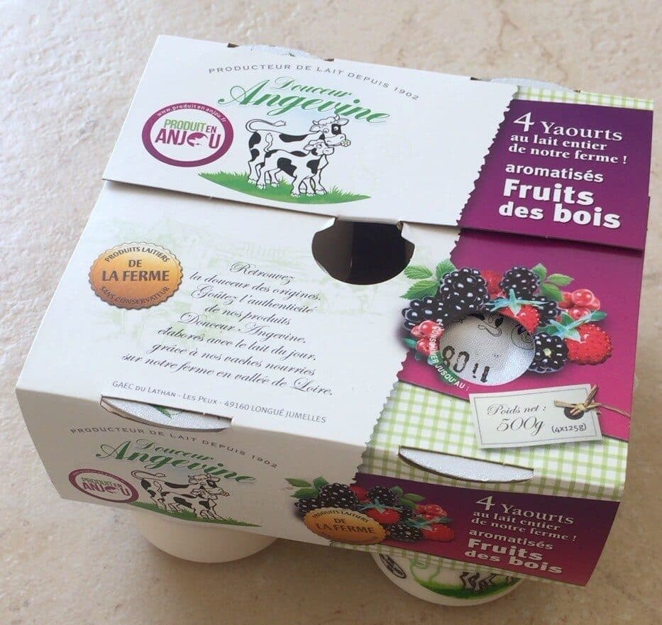 Open Food Facts Yaourts arômatisés fruits des bois GAEC DU LATHAN packshot