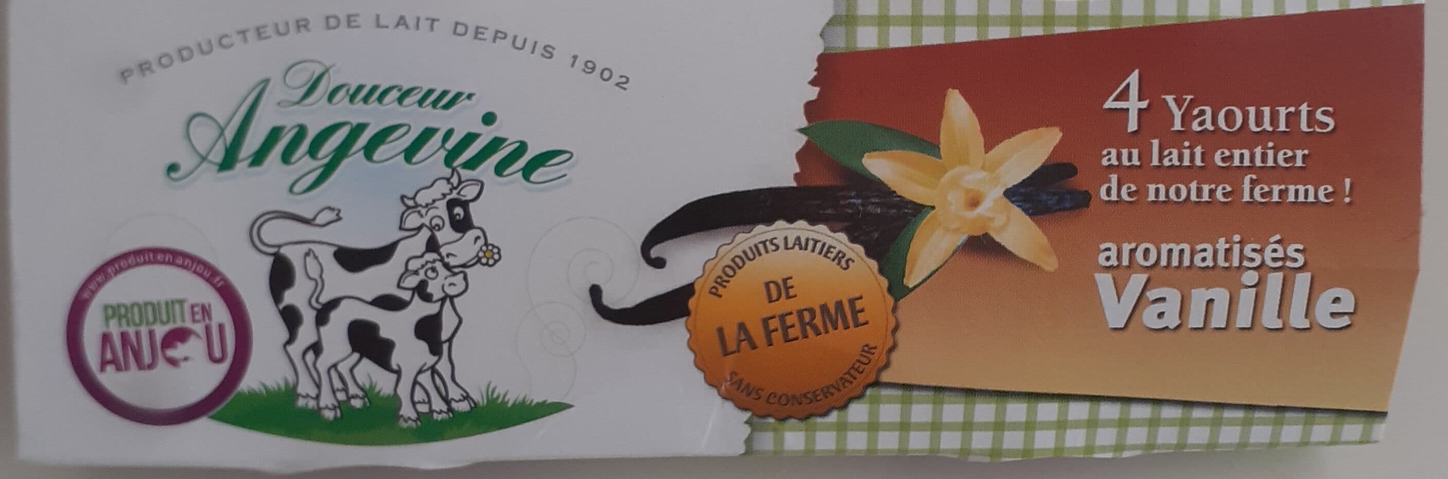 Douceur Angevine Yaourts aromatisés vanille packshot