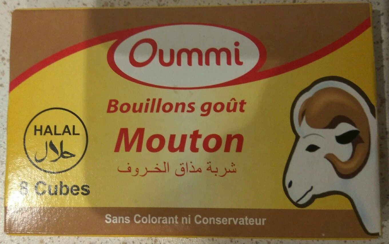 Oummi Bouillon cube mouton halal packshot