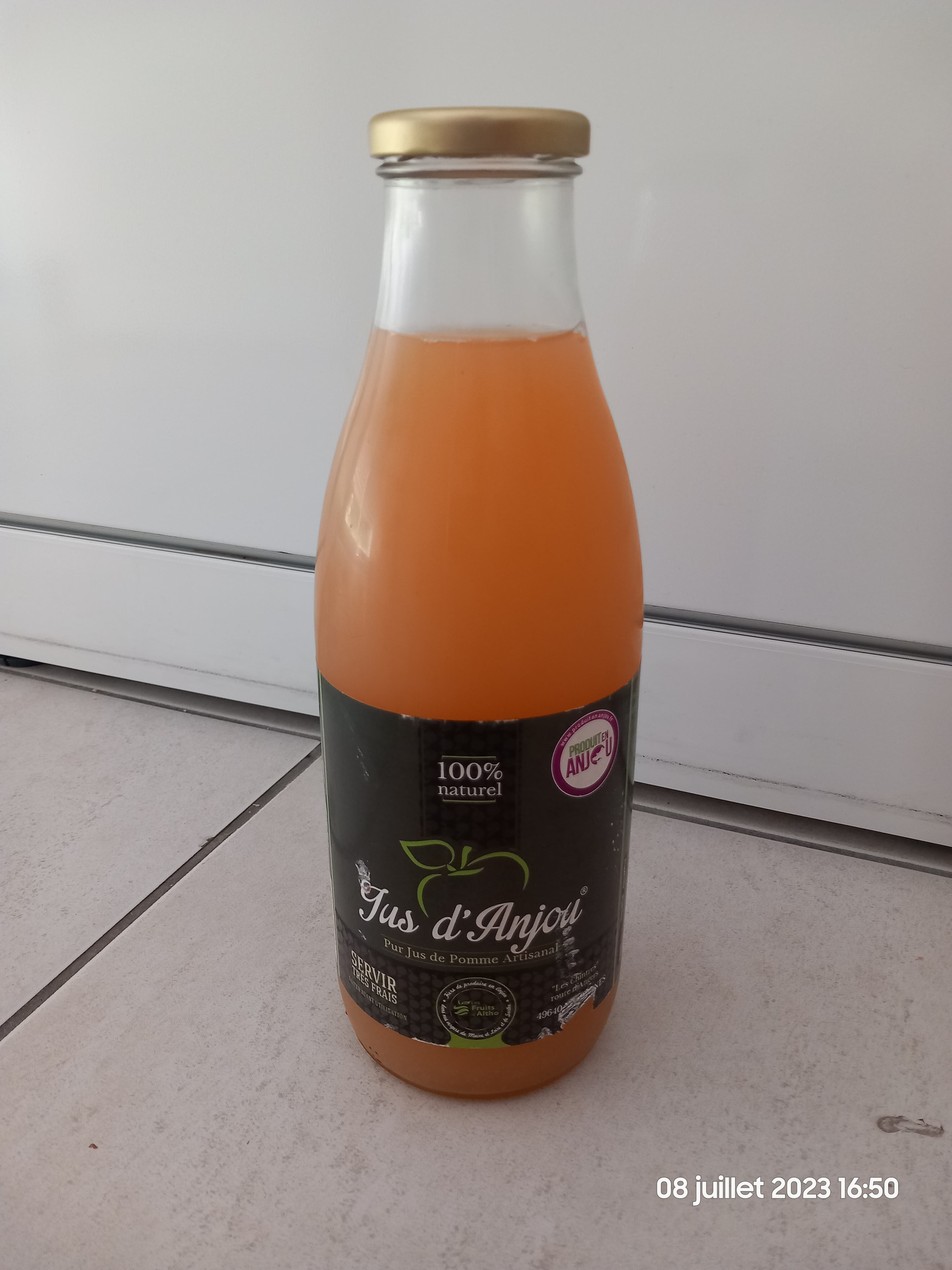 Open Food Facts Jus d'Anjou packshot