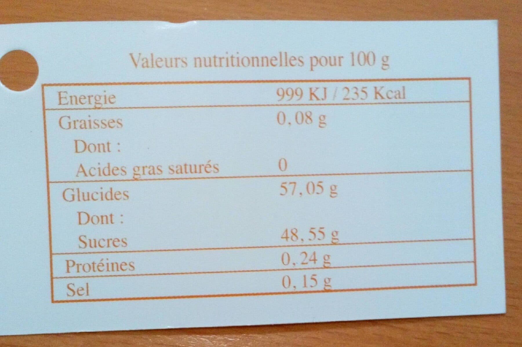 Open Food Facts Pâte de fruits packshot