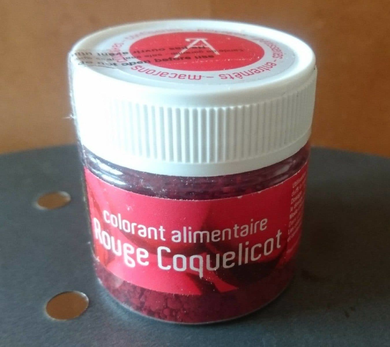 Les mousquetaires Colorant Alimentaire 10 g Rouge Coquelicot - Les Artistes packshot