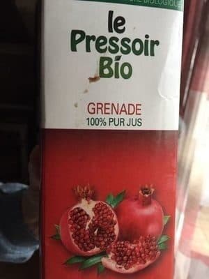Le Pressoir Bio Grenade 100% Pur Jus packshot