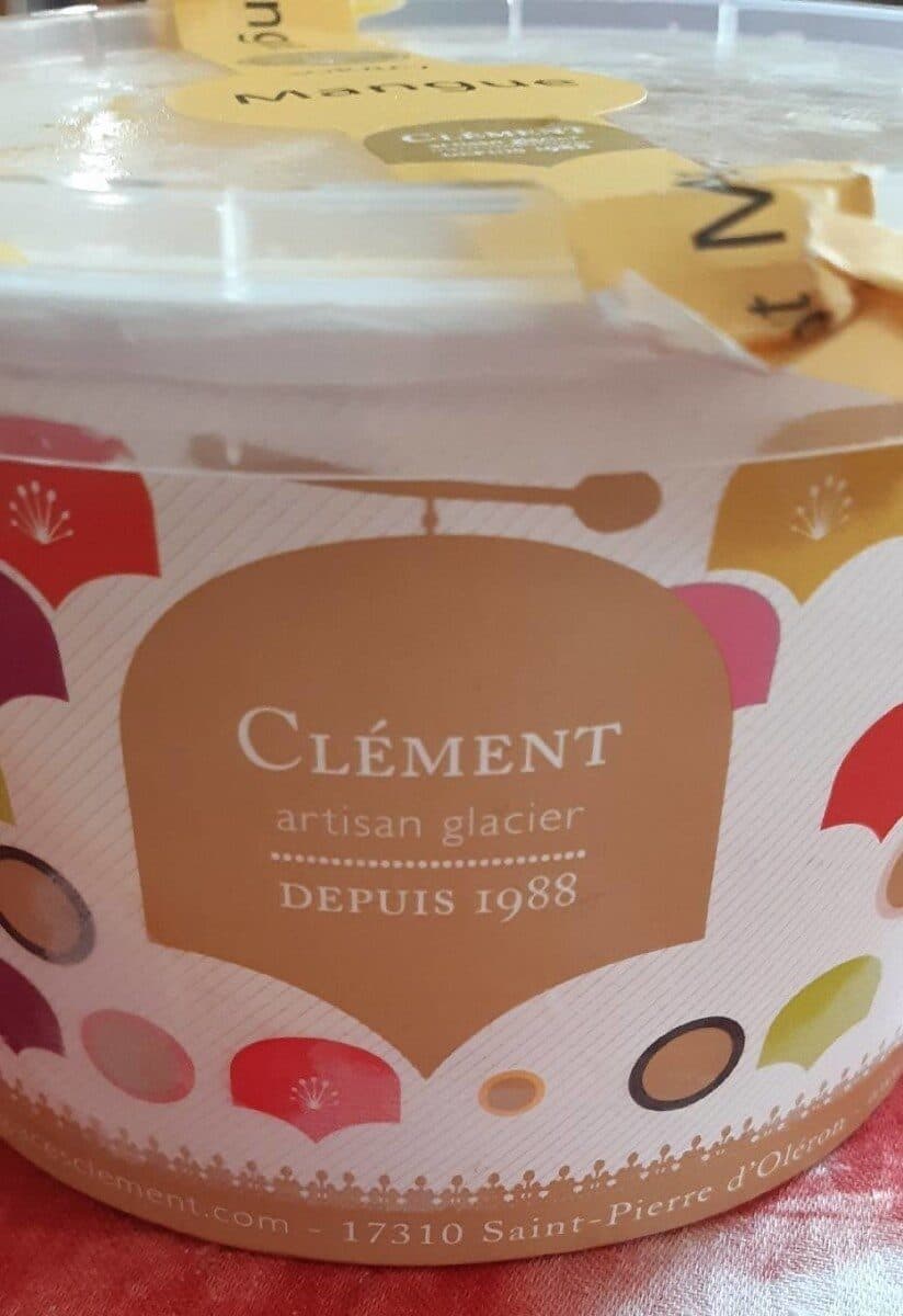 Glaces Clément Sorbet mangue packshot