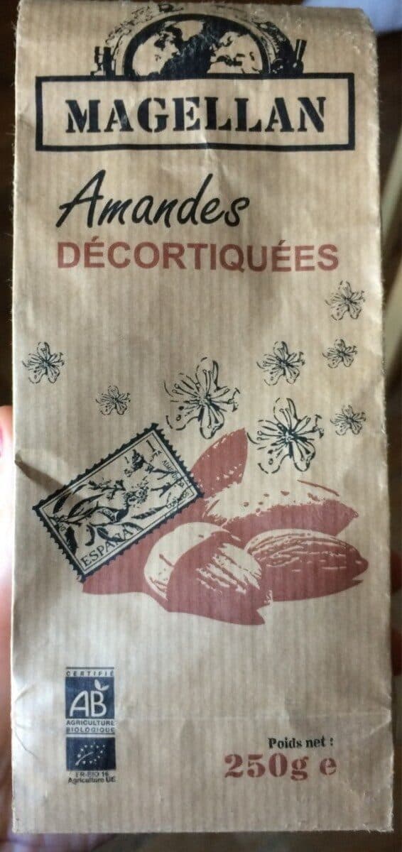 Open Food Facts Amandes décortiquées packshot