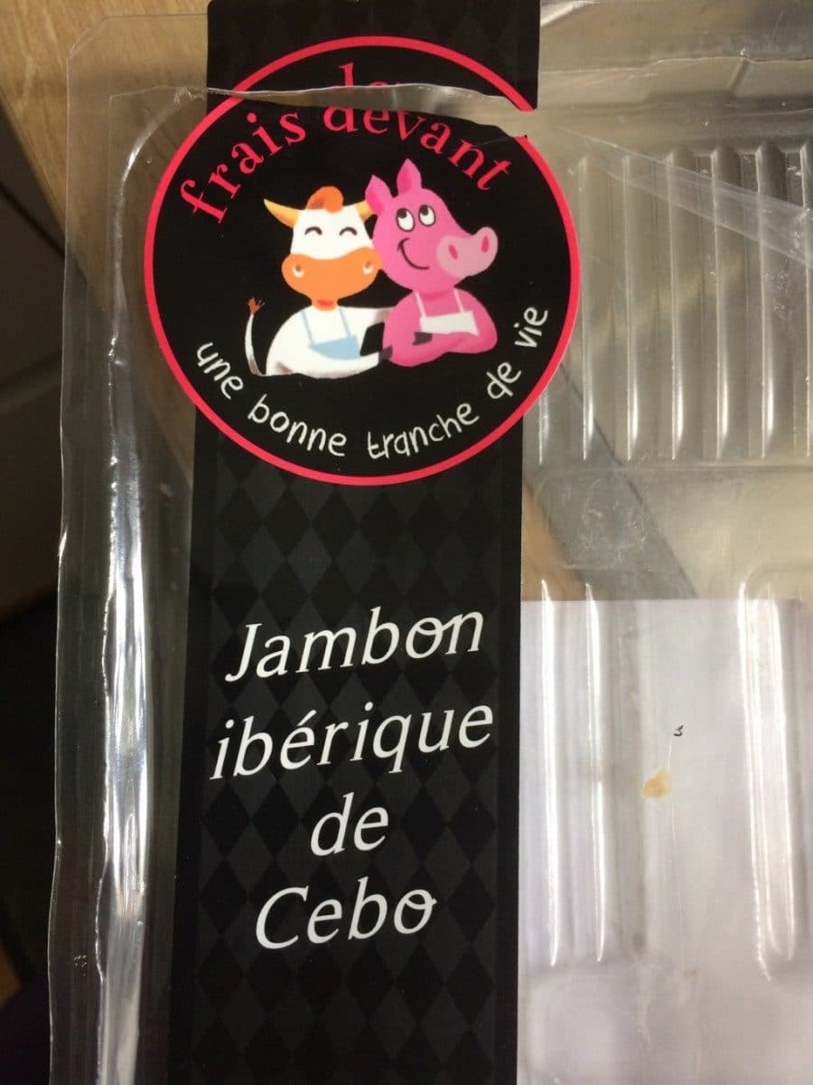 Frais Devant Jambon Sec Pata Negra 80G, packshot