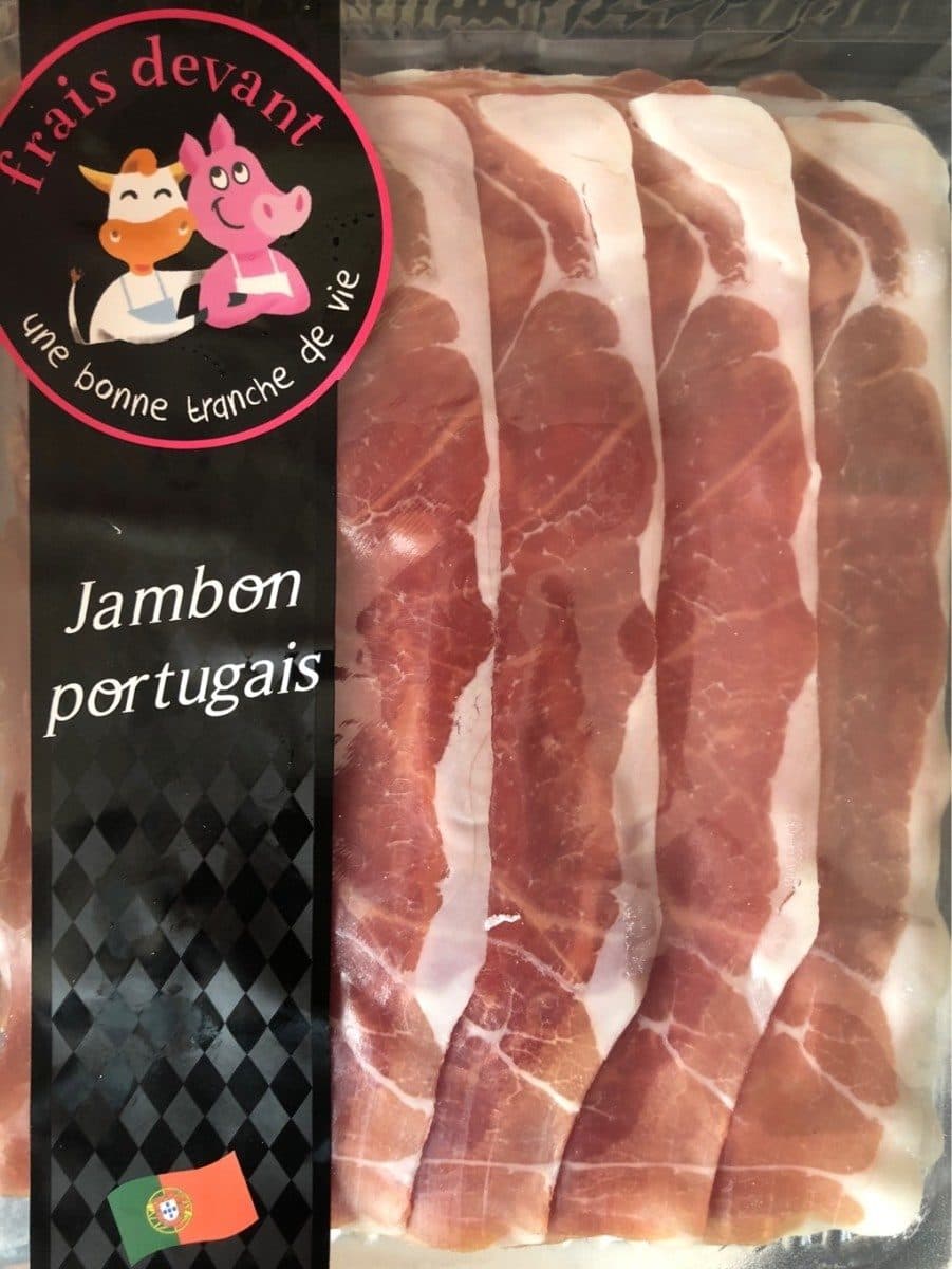 Open Food Facts Jambon sec Portugais 100 g packshot