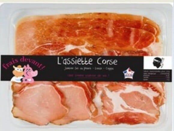 Frais devant L'assiette Corse packshot