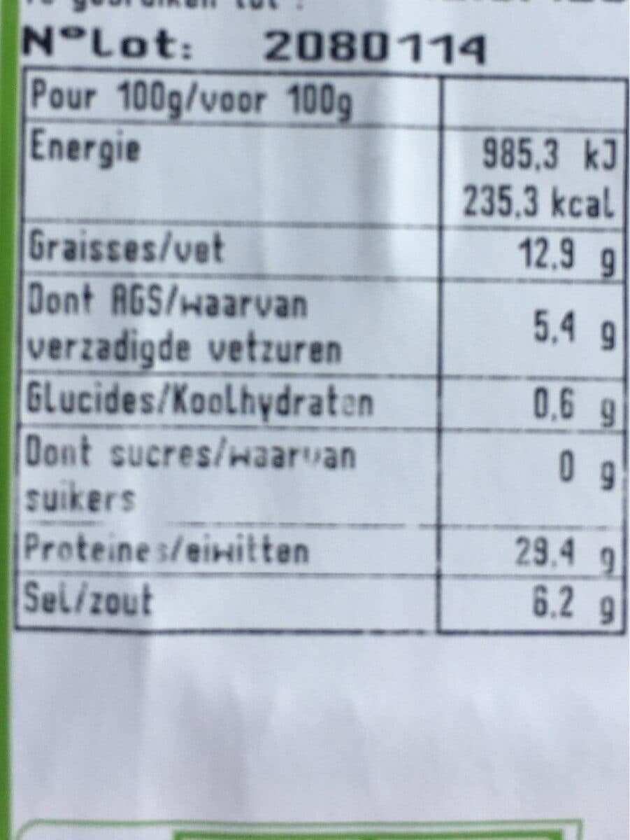 Frais devant L'assiette Corse packshot