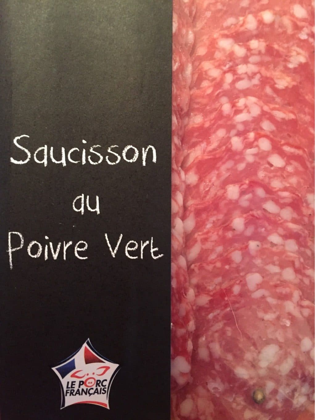 Frais Devant Saucisson au poivre vert packshot