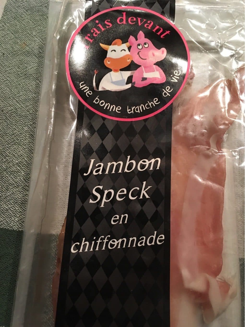 Frais devant Jambon Speck packshot