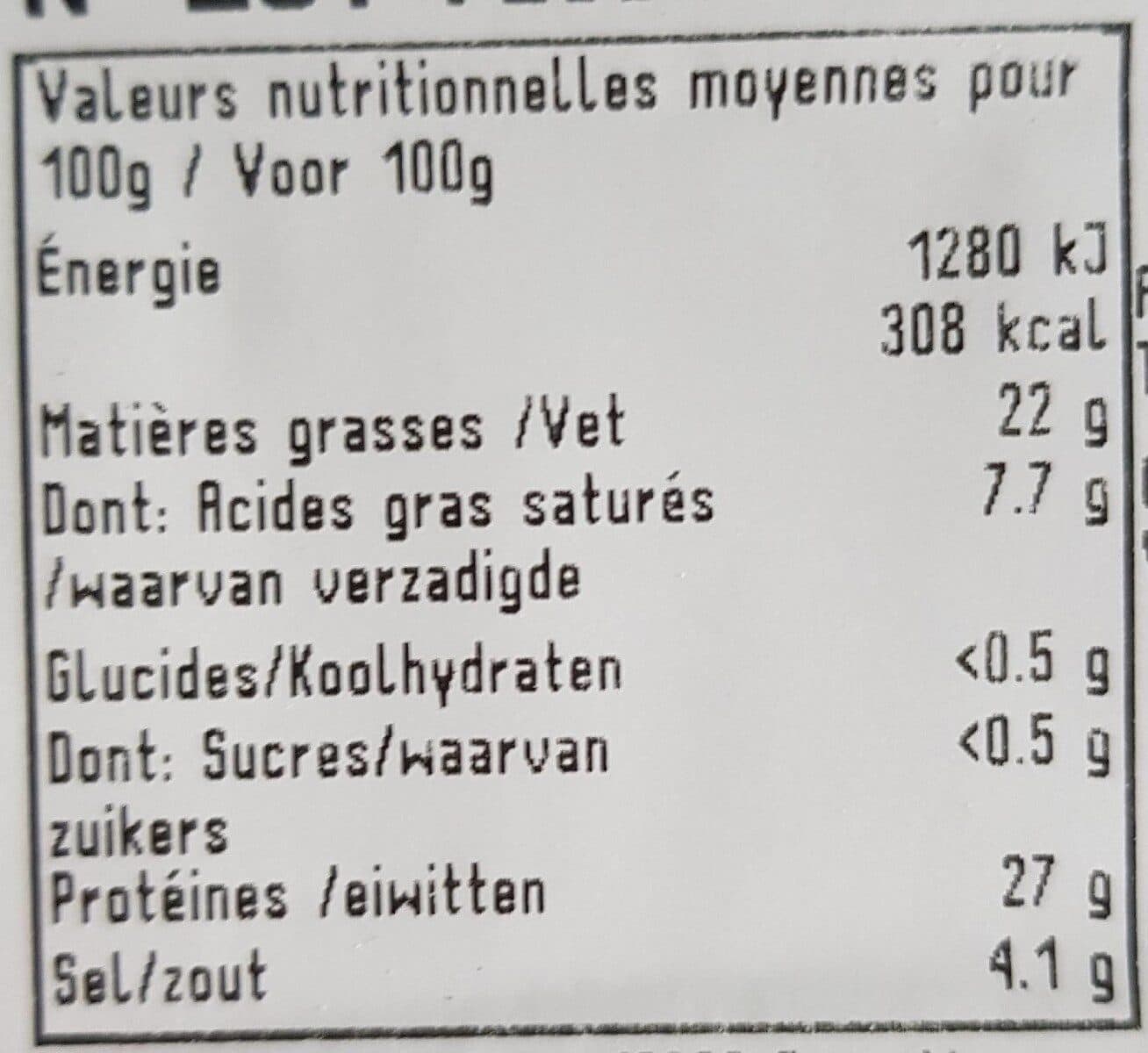 Frais Devant Chiffonnade Pavé aux poivrons et piment d'Espelette packshot
