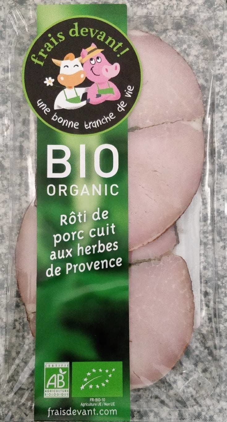 Frais Devant Rôti de porc cuit aux herbes de Provence packshot