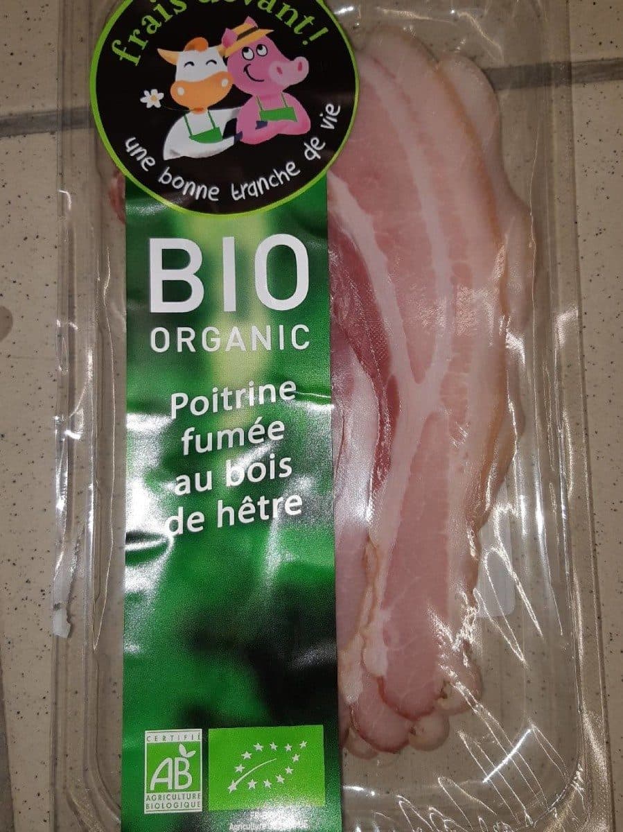 Open Food Facts Poitrine fumée au bois de hêtre packshot