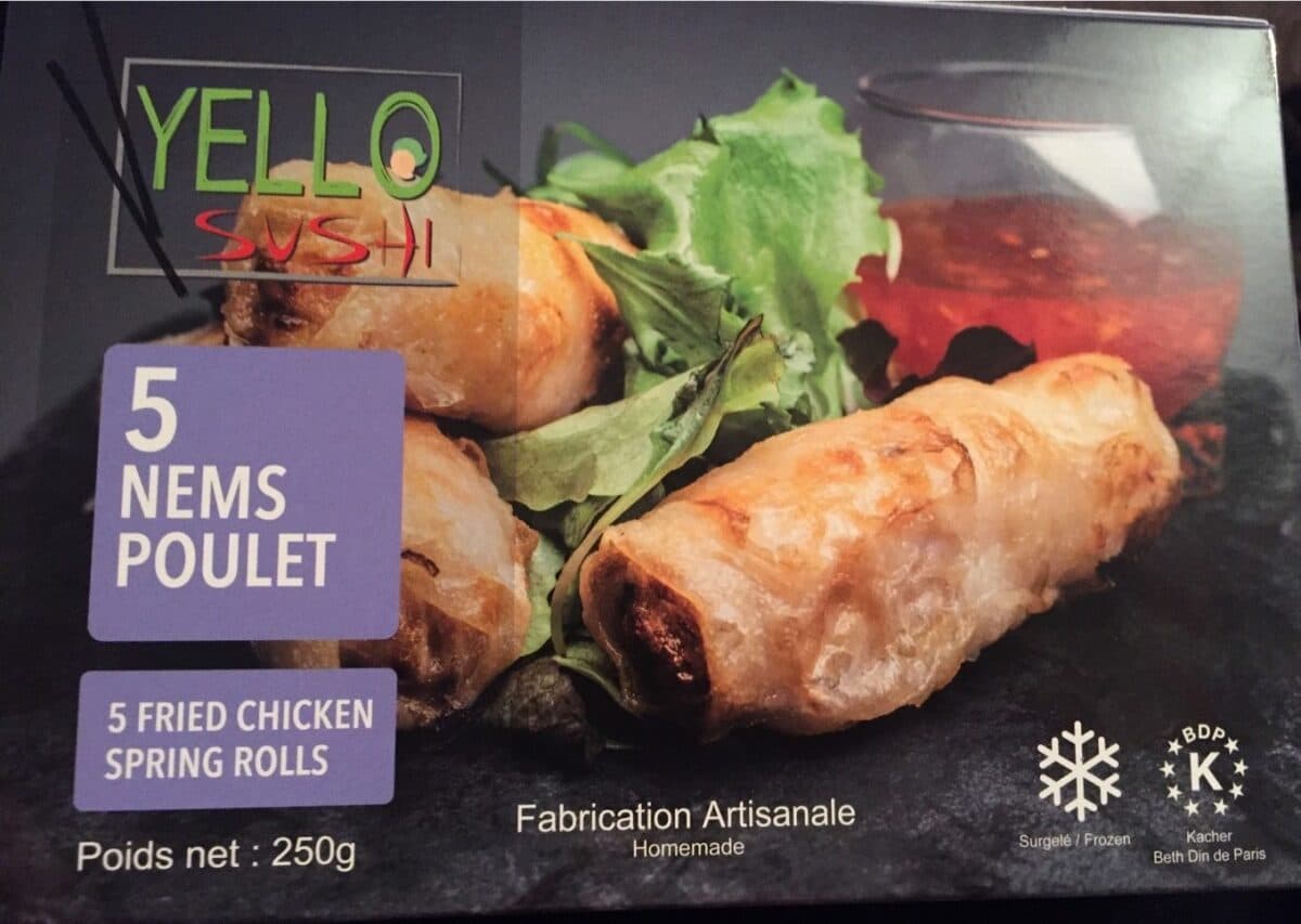 Open Food Facts Nems Poulet X5 packshot
