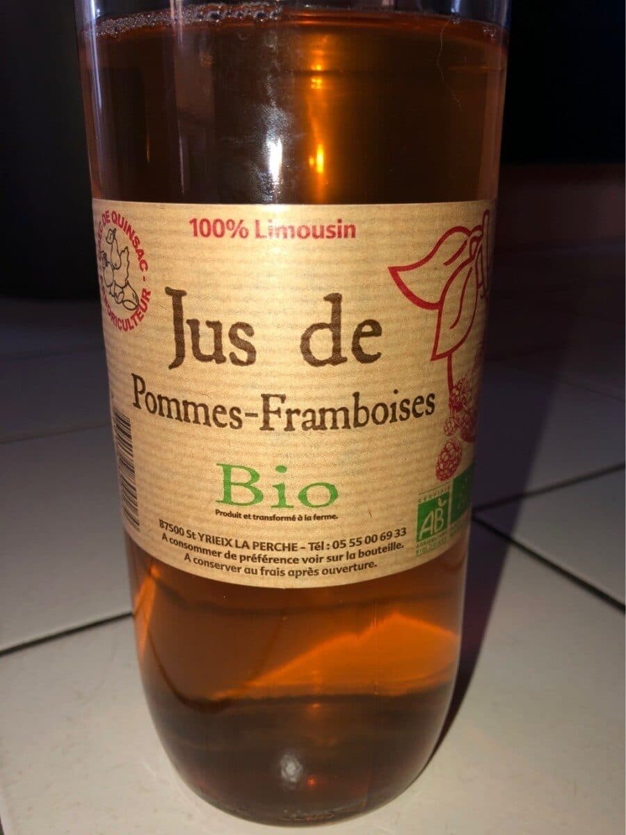 GAEC de Quinsac Jus de Pommes-Framboises bio packshot