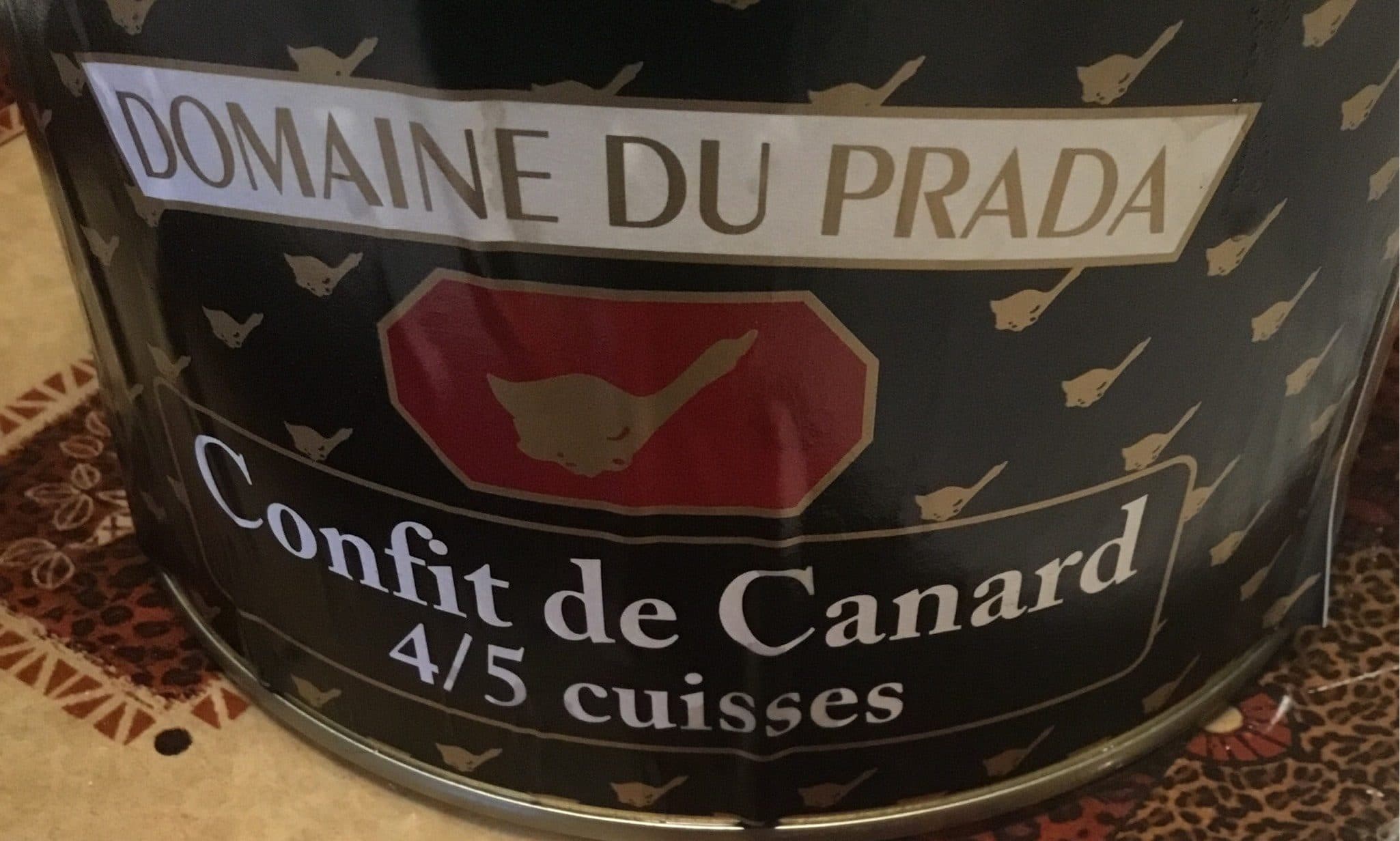 Domaine Du Prada Confit de canard 4/5 cuisses packshot