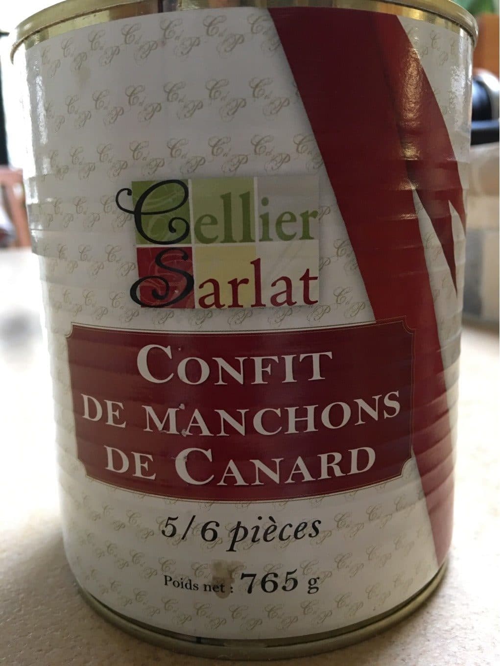 Cellier Sarlat Manchons De Canard Confits 760G packshot