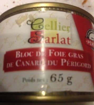 Cellier Sarlat Bloc de foie gras de canard du perigord packshot