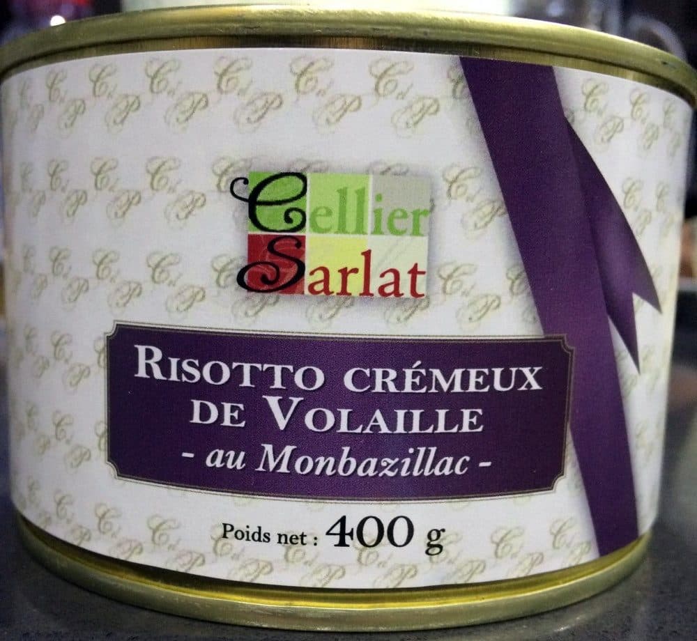 Cellier sarlat Risotto crémeux de volaille au Monbazillac packshot