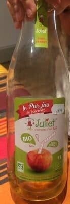 Juliet Jus de pomme bio packshot