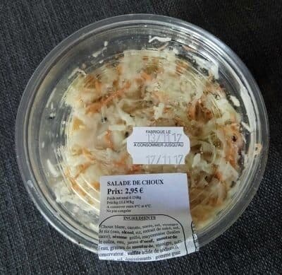 Sky Kitchens SARL Salade choux packshot
