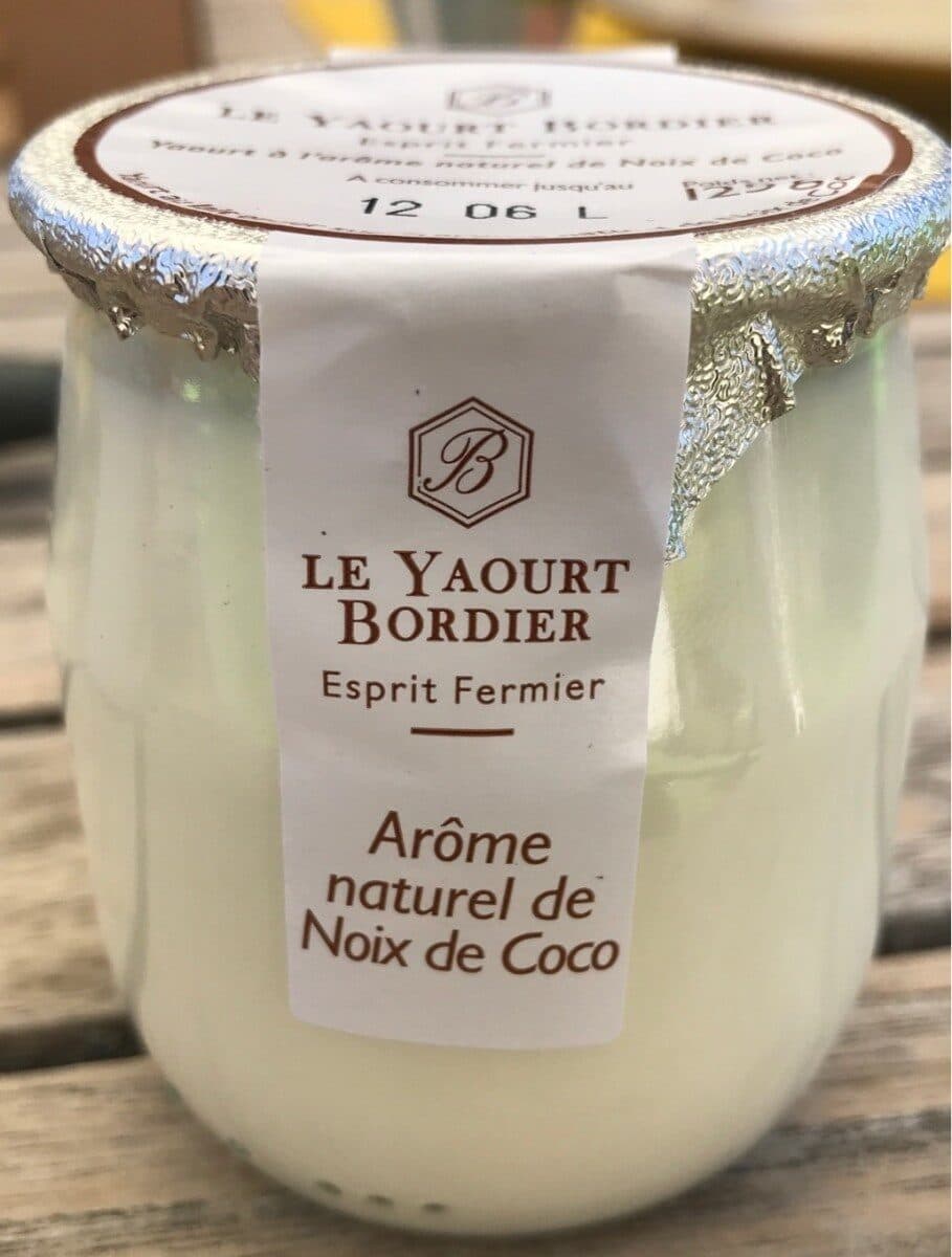 Bordier Yaourt noix de coco packshot