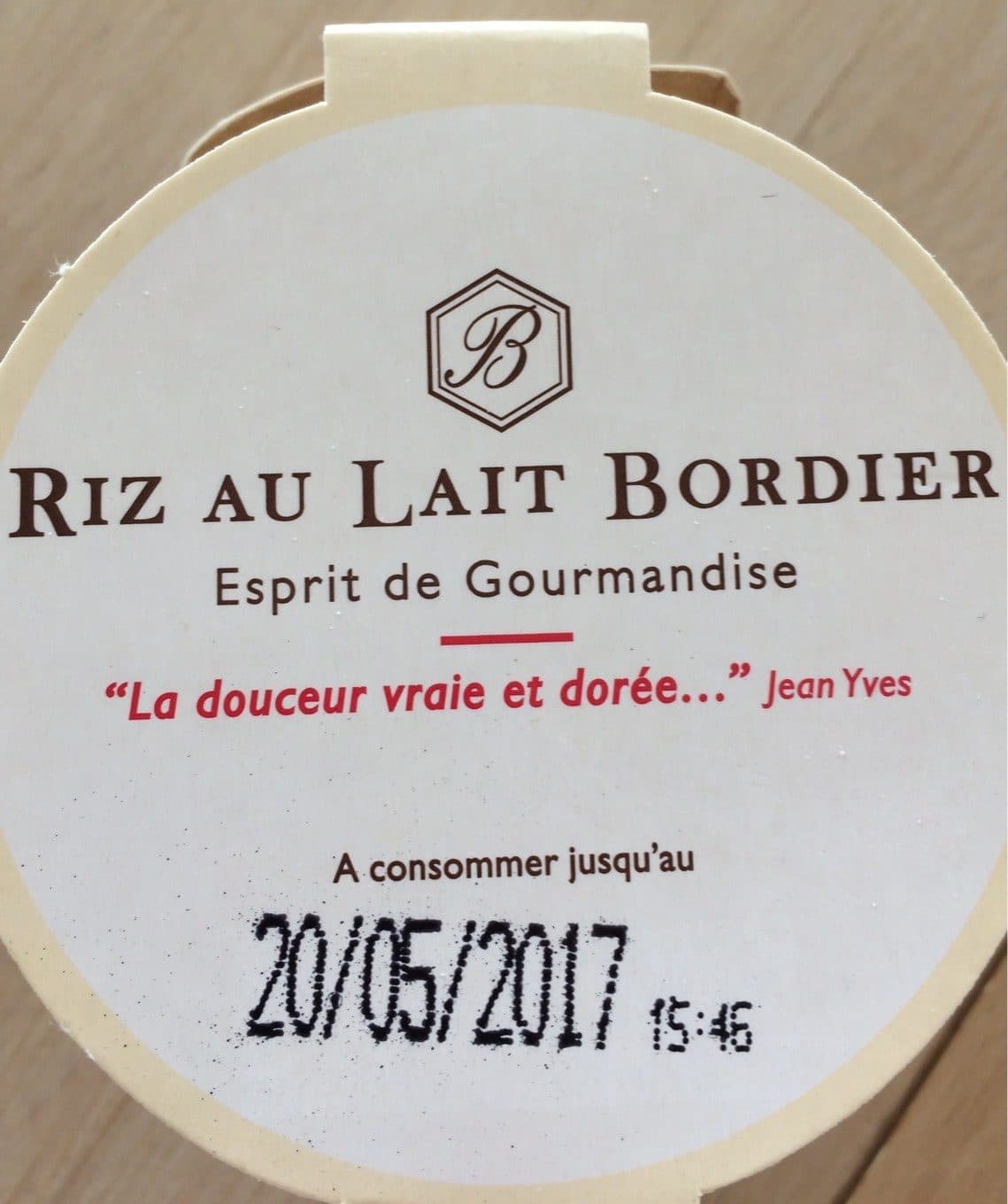 Bordier Riz au lait Bordier packshot