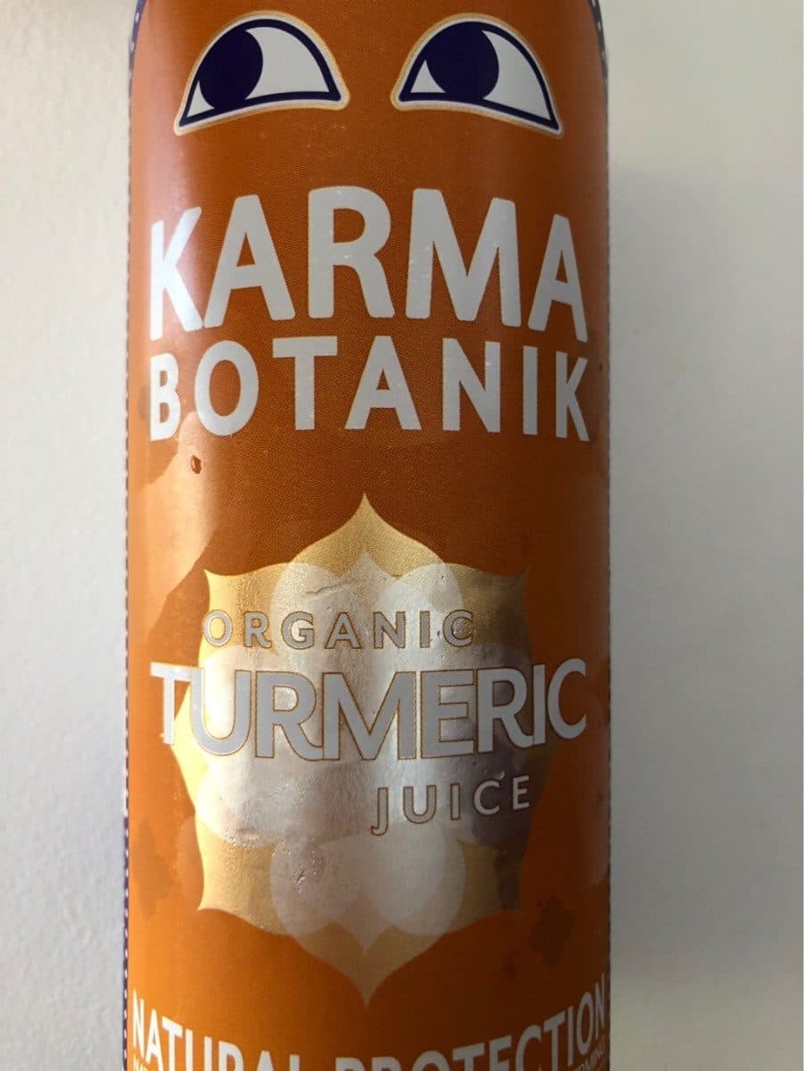 Karma Organic turmeric juice packshot