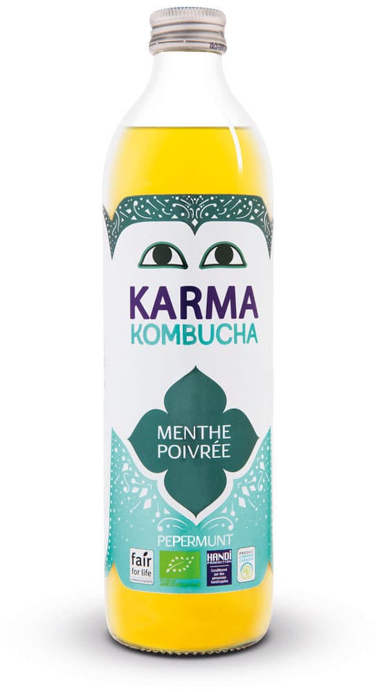 karma Karma kombucha menthe poivree packshot