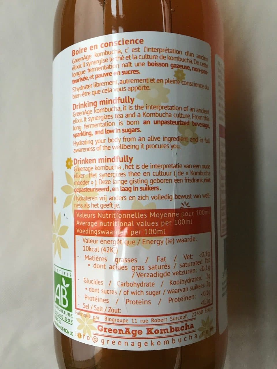 GreenAge Kombucha packshot
