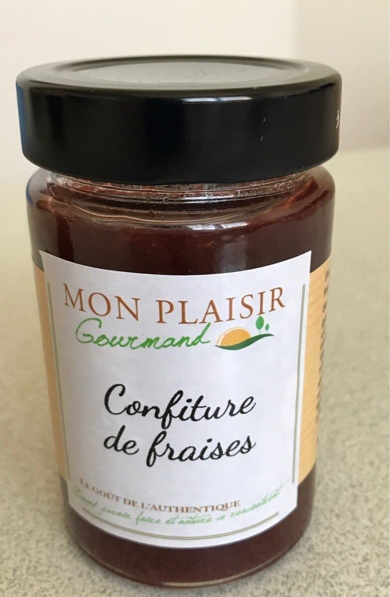 Mon Plaisir Gourmand Confiture de Fraises packshot