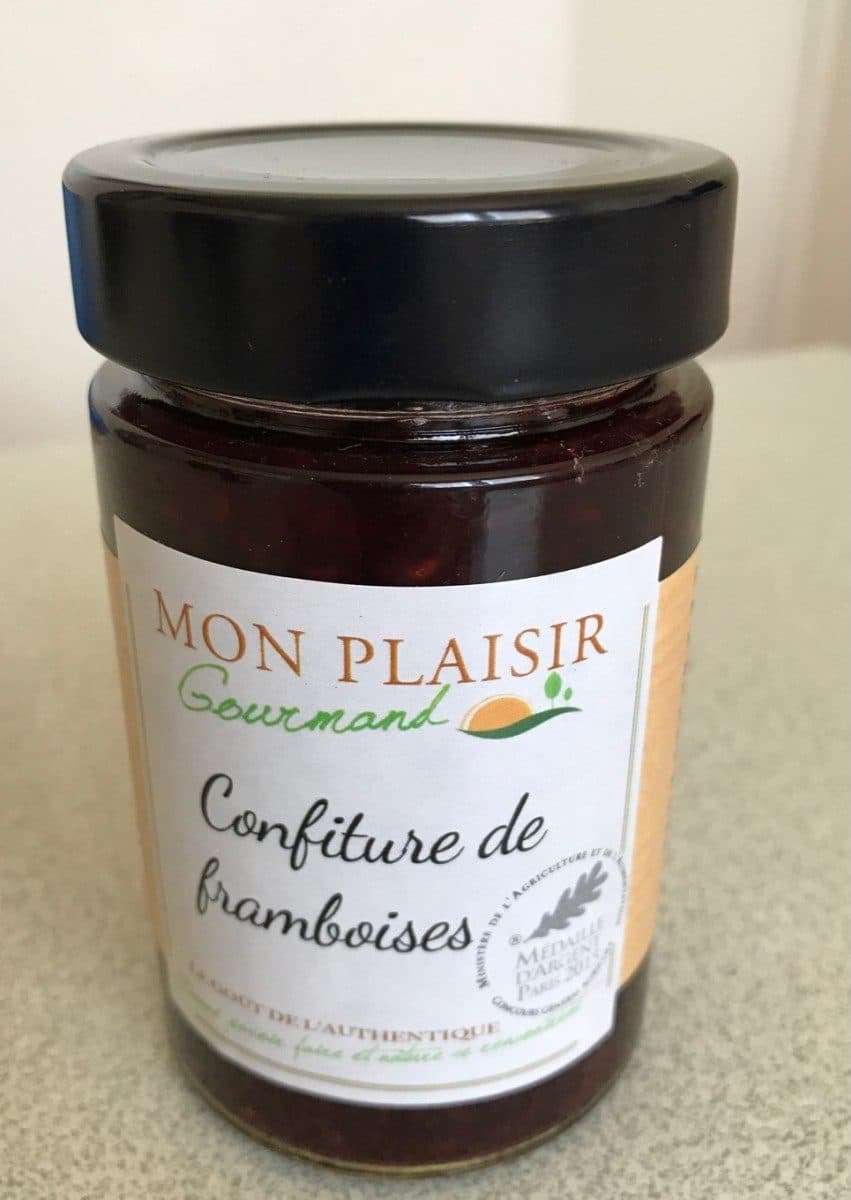 Mon Plaisir Gourmand Confiture de framboises packshot