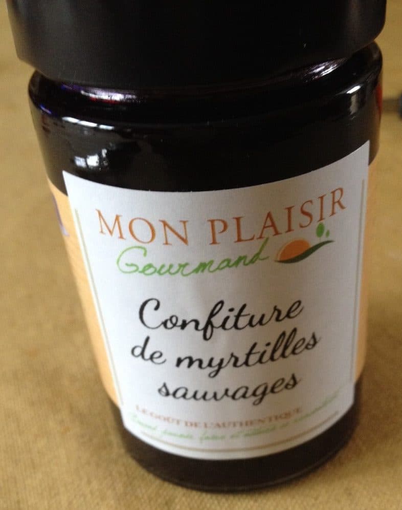 Mon plaisir Gourmand Confiture de myrtilles sauvage packshot