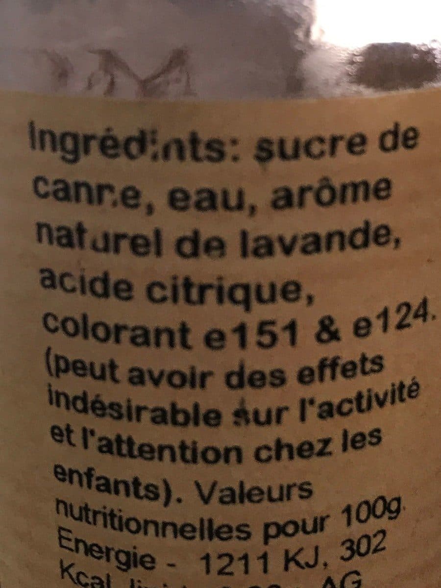 Open Food Facts Sirop de lavande packshot