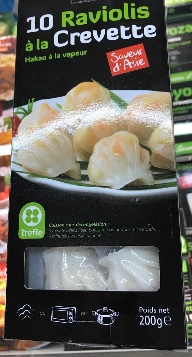 Trèfle Ravioli à la crevette saveur d'Asie packshot