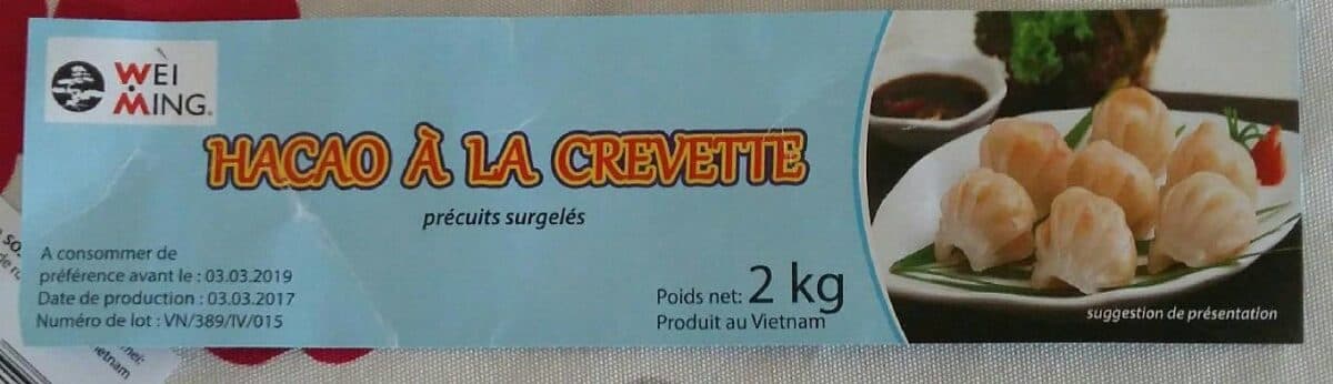 Open Food Facts Hacao packshot