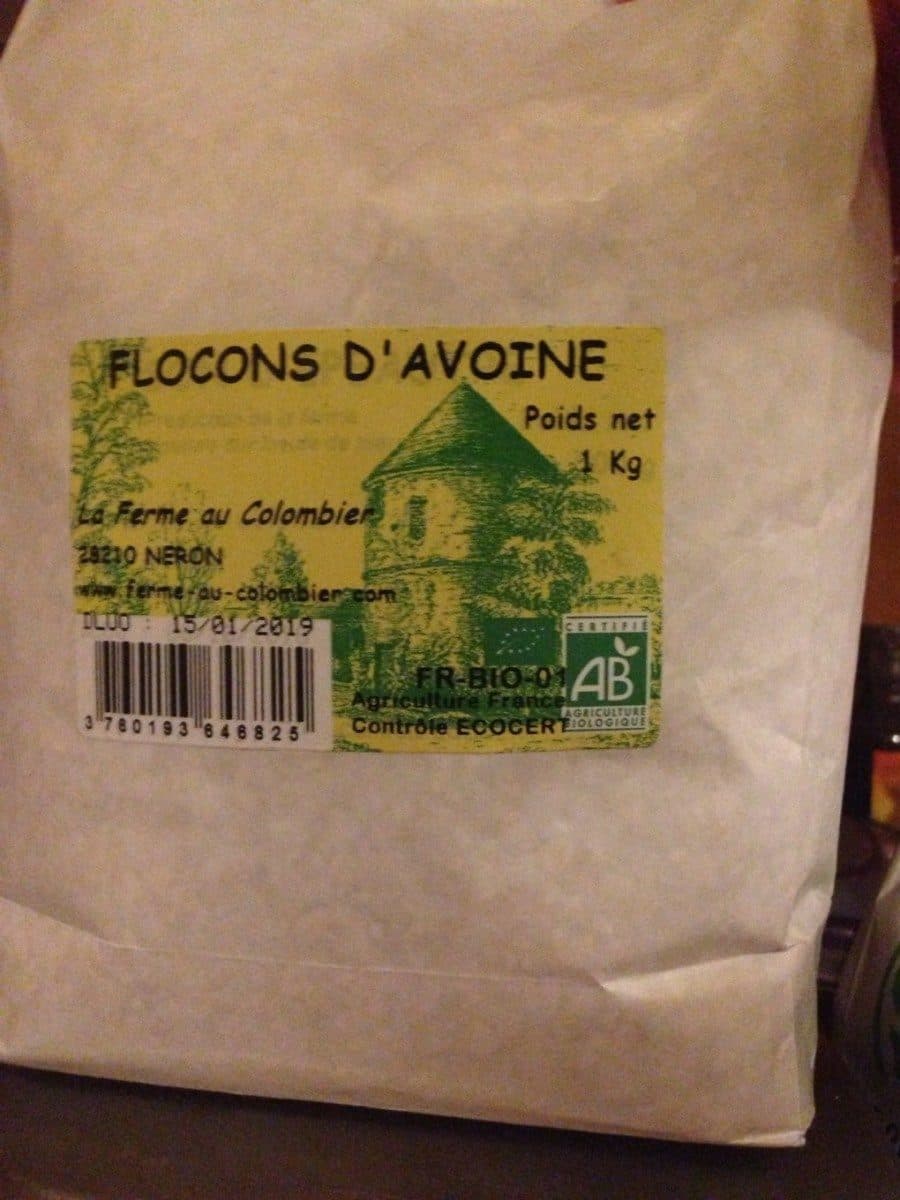 Open Food Facts Flocons d'avoine packshot