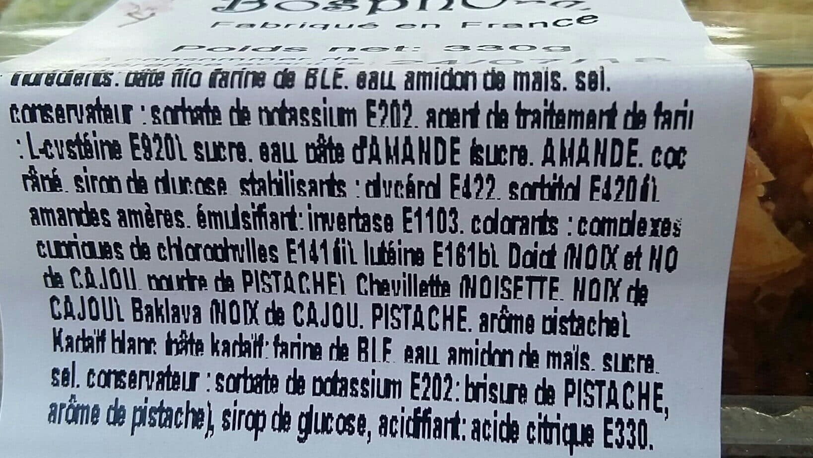 Open Food Facts Gâteaux marocain packshot