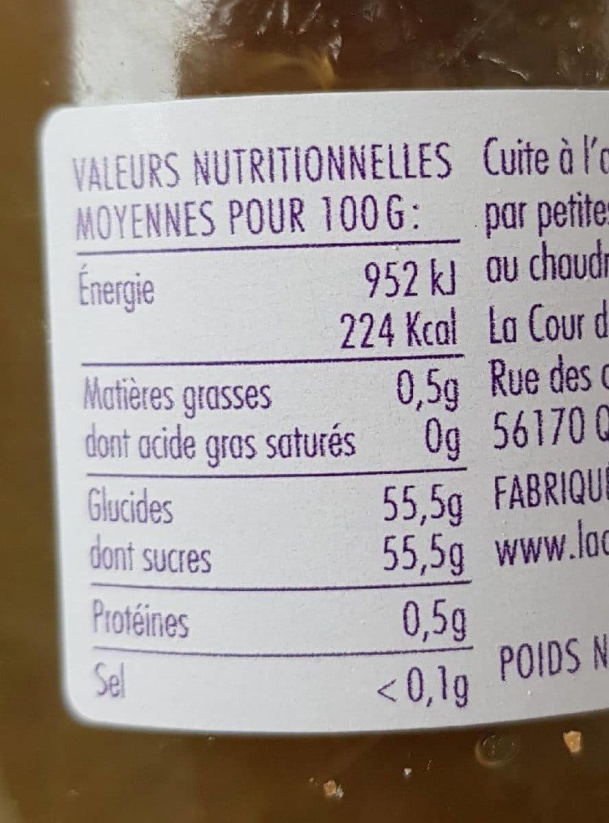La Cour d'Orgères Confiture rhubarbe packshot