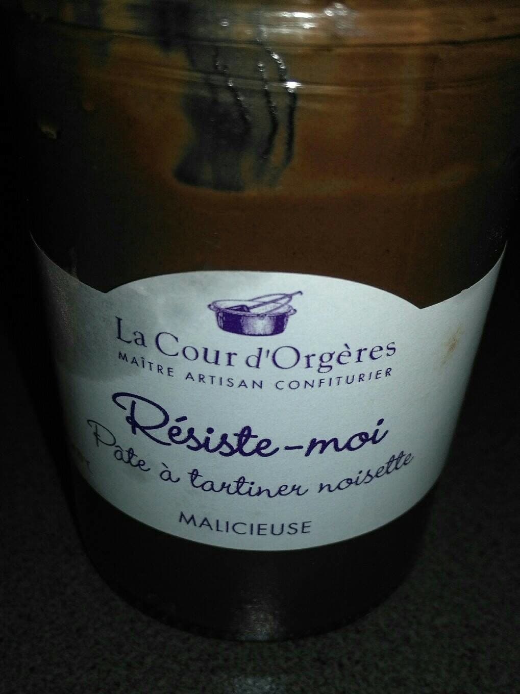 La Cour d'Orgères Résiste-moi Pâte à tartiner noisette packshot