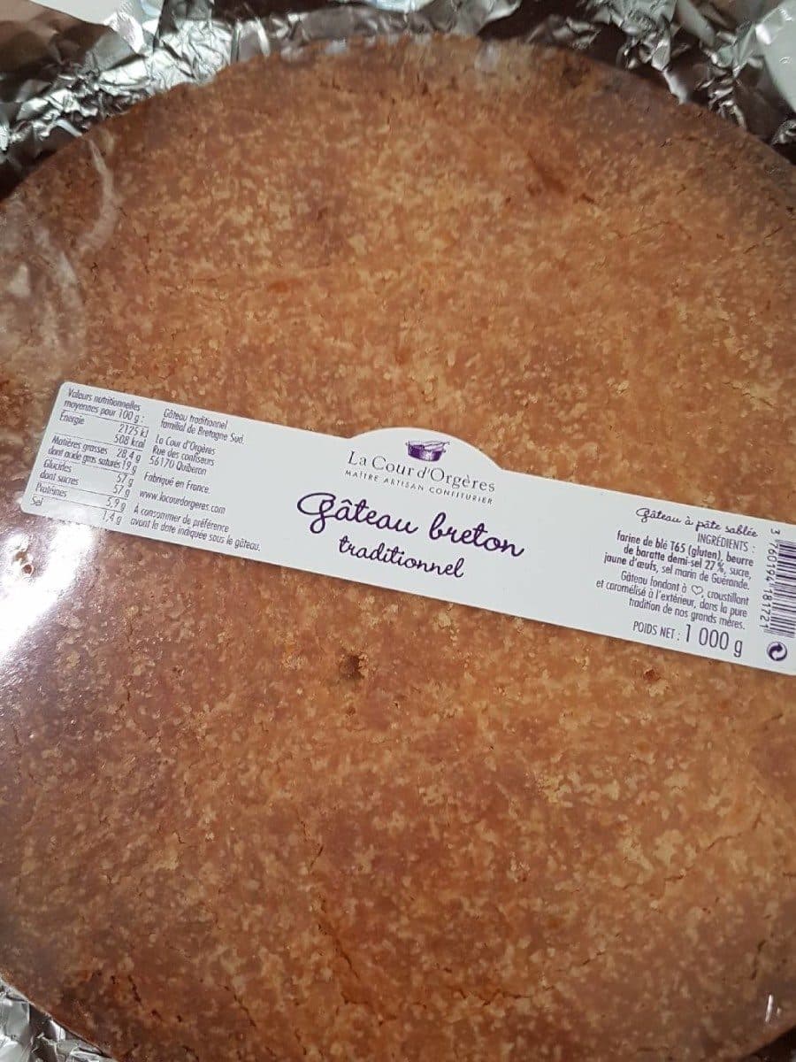 La Cour d'Orgères Gâteau breton traditionnel packshot