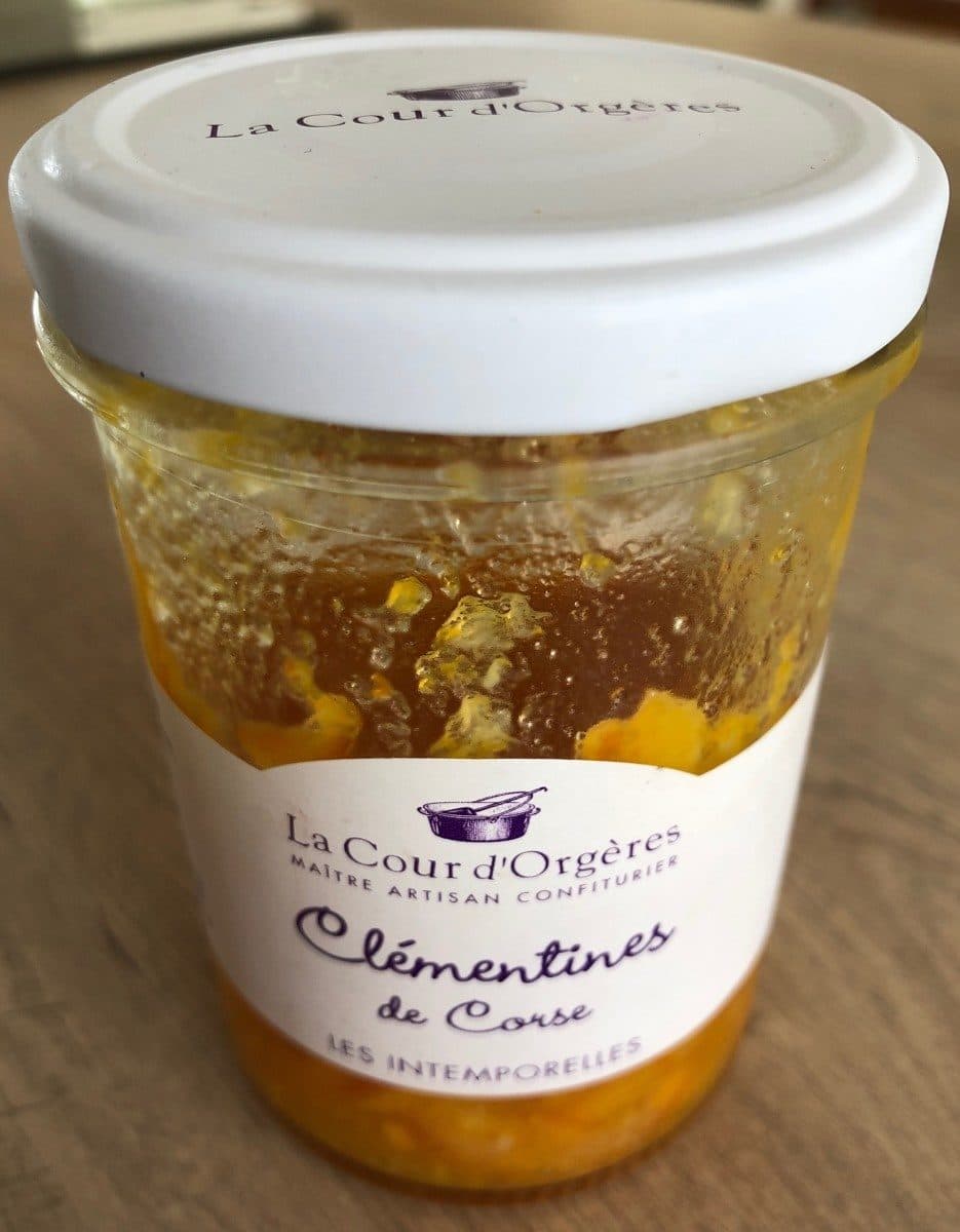 La Cour d'Orgères Confiture de clementines de Corse packshot
