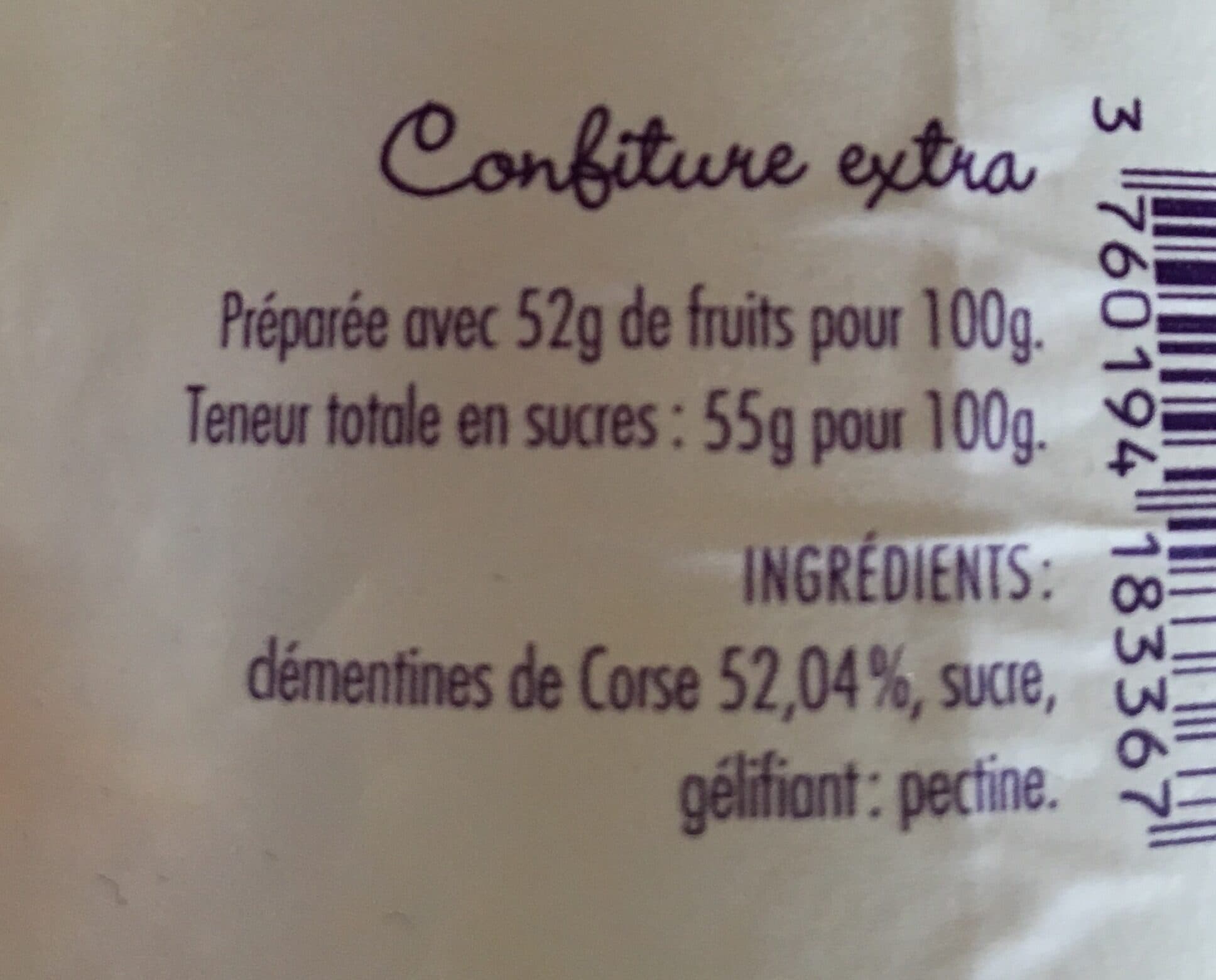 LA COUR D'ORGÈRES Clémentines de Corse - Confiture traditionnelle packshot