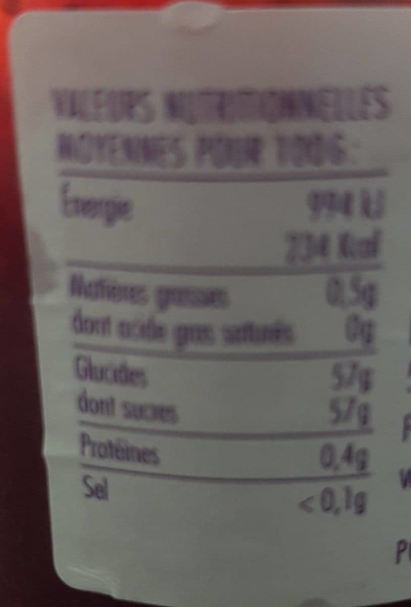 La Cour d'Orgères CONFITURE EXTRA DE FRAISES packshot