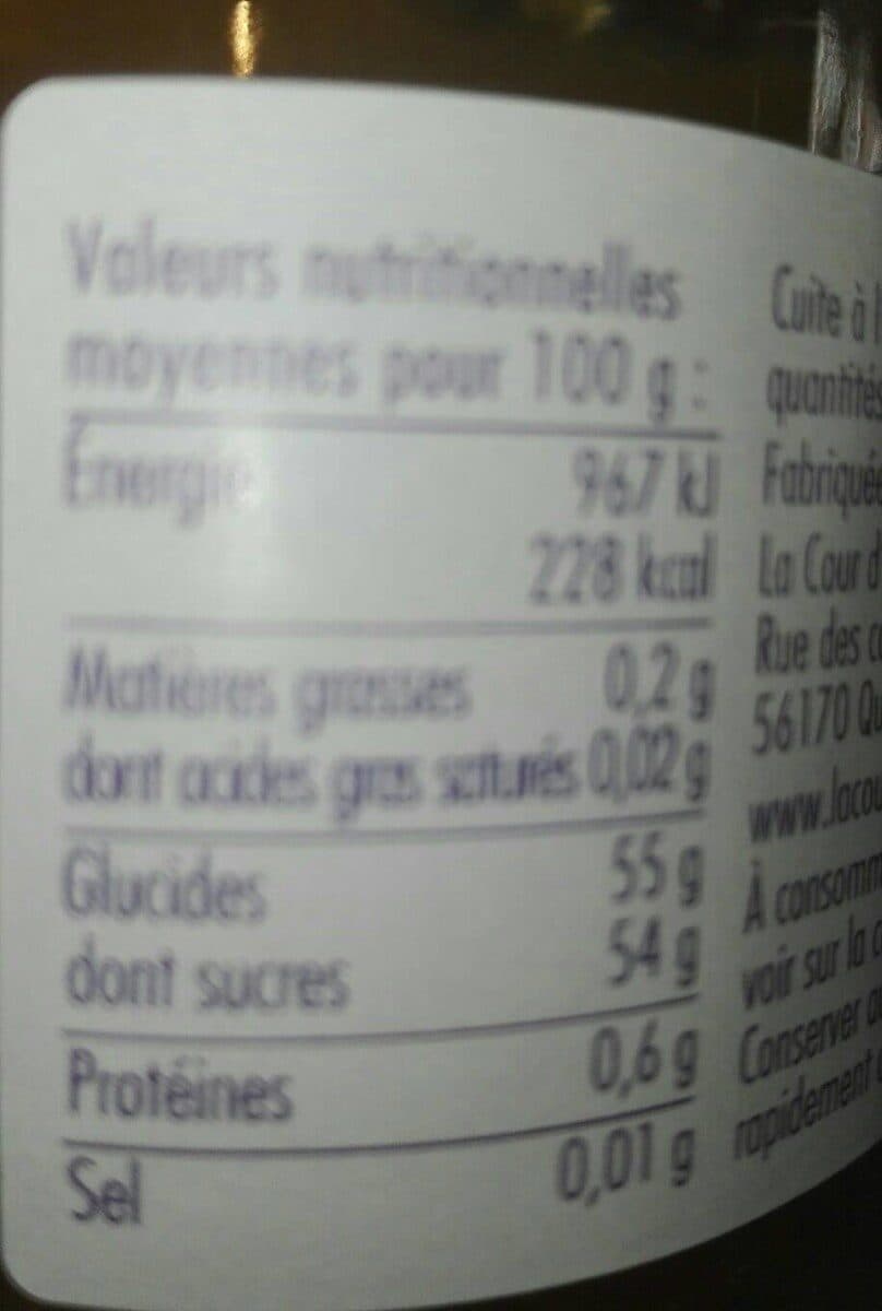 La Cour d'Orgères Confiture mirabelles de Lorraine packshot